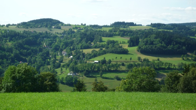 Pohled z Kotelské vyhlídky na Křížlice