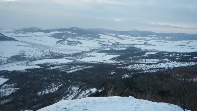 Výhled na České středohoří