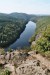 Pohled na Štěchovickou přehradu ze Smetanovy vyhlídky